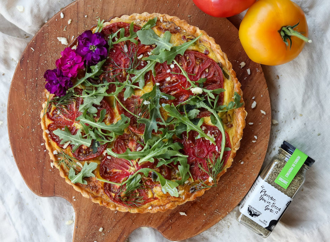 Heirloom Tomato And Leek Tart