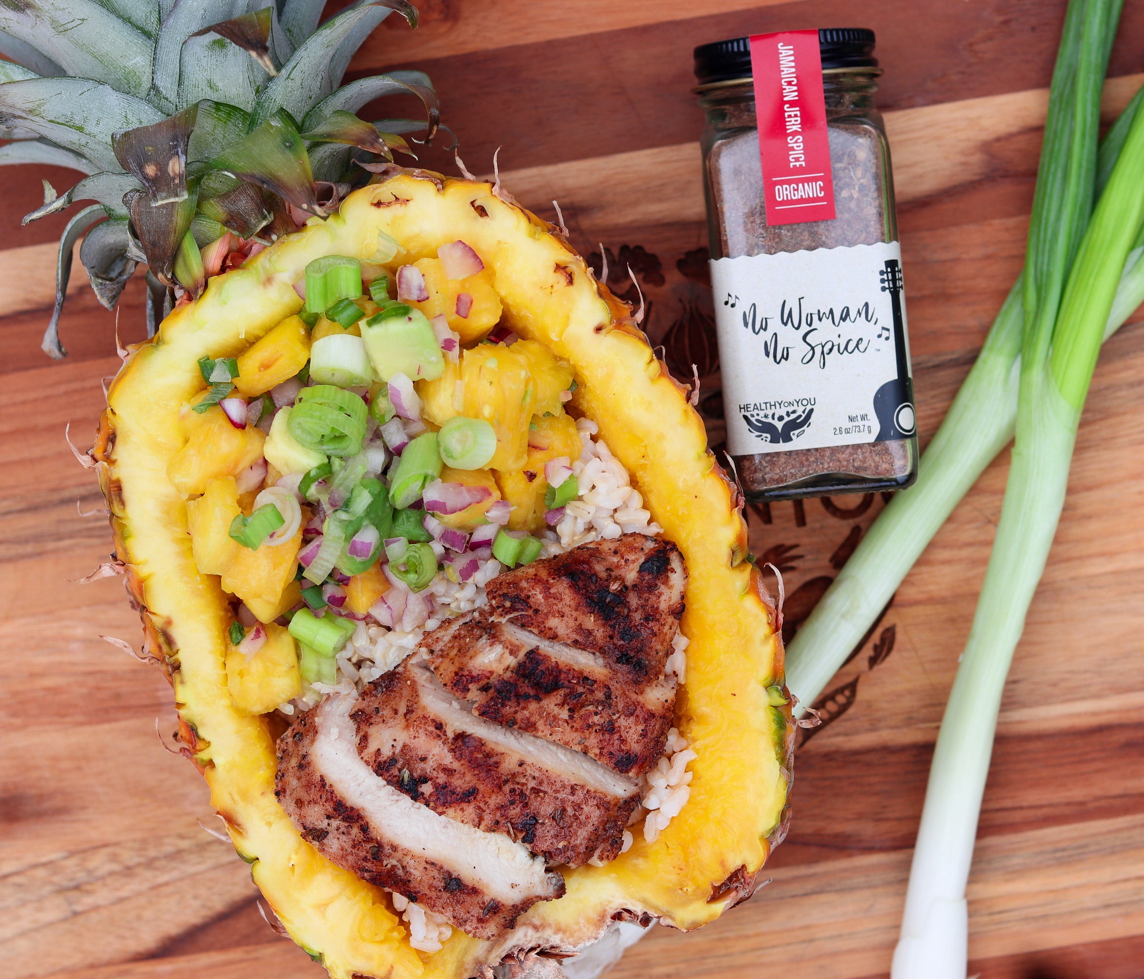 Jamaican Jerk Chicken with Pineapple Island Salsa