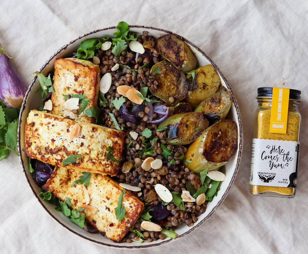 Turmeric Ginger Tofu Bowl