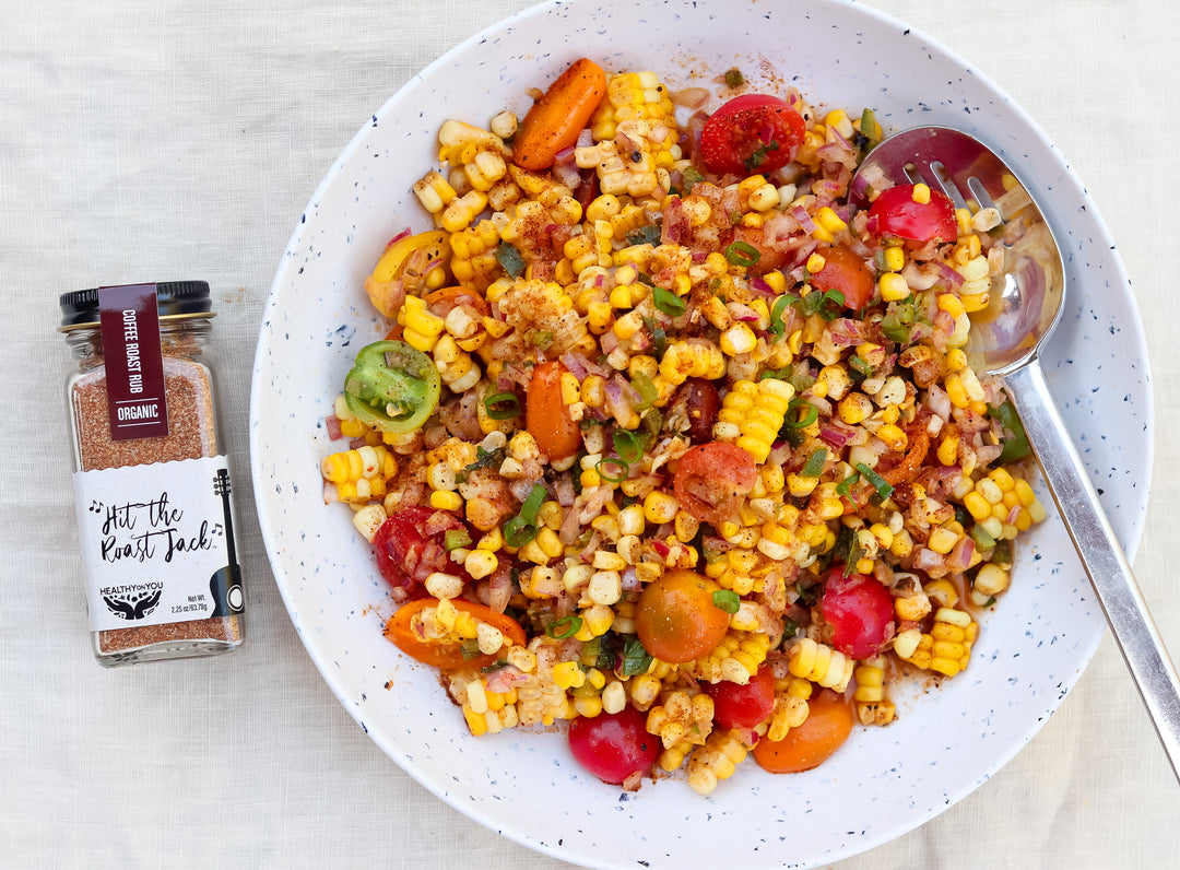 Coffee Spiced Corn Salad