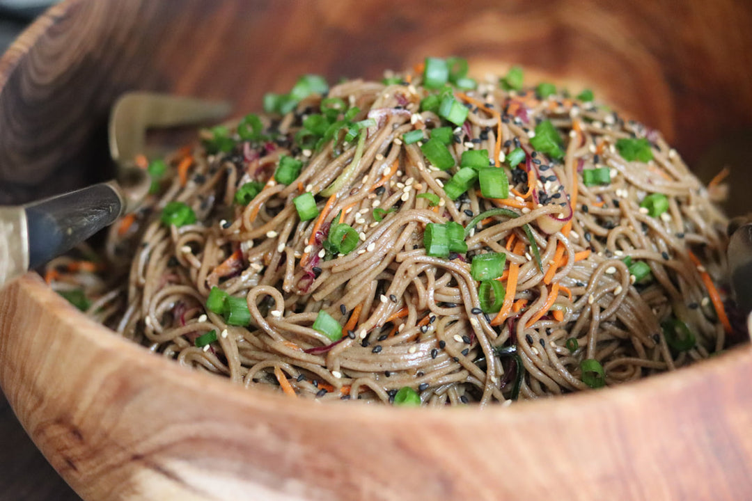 Cold Sesame Ginger Soba Noodles