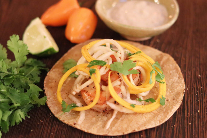 jamaican jerk shrimp tacos