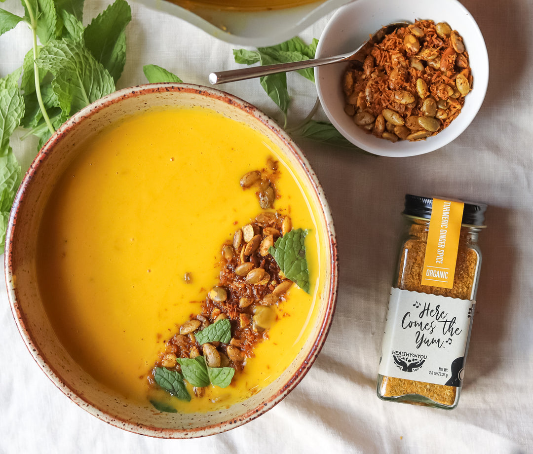 Delicata Squash and Sweet Potato Soup