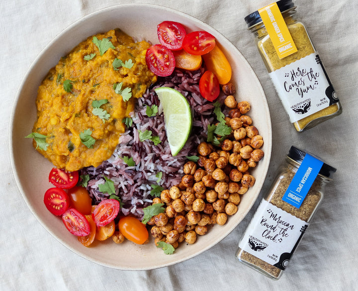 Lentil Chickpea bowl