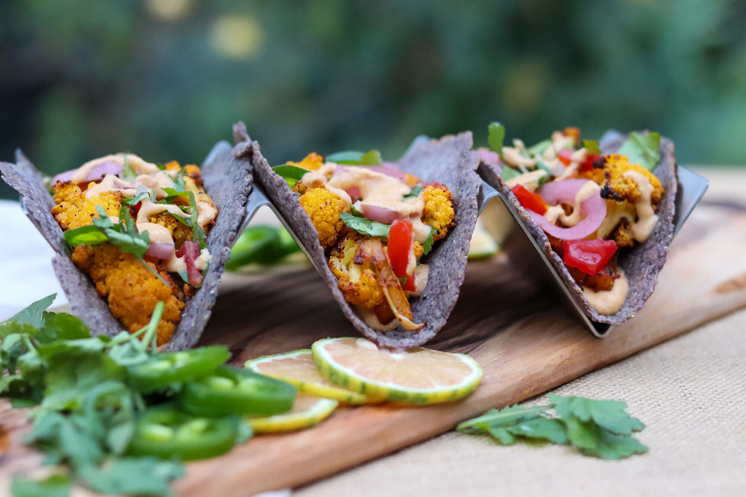 Vegan Cauliflower Pineapple Tacos