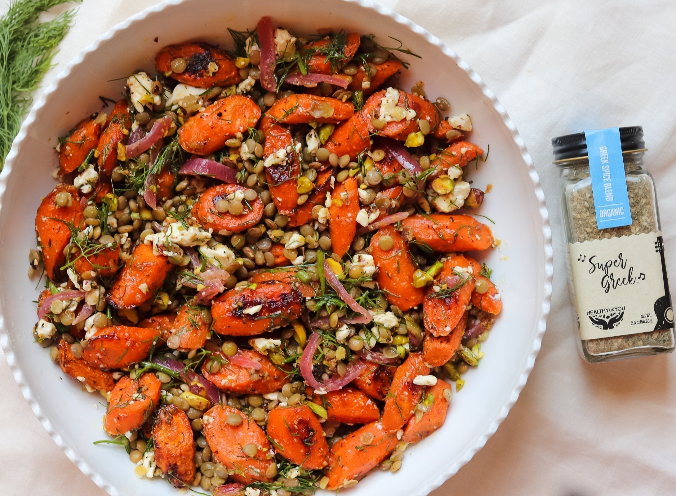 Roasted Carrot and Lentil Salad