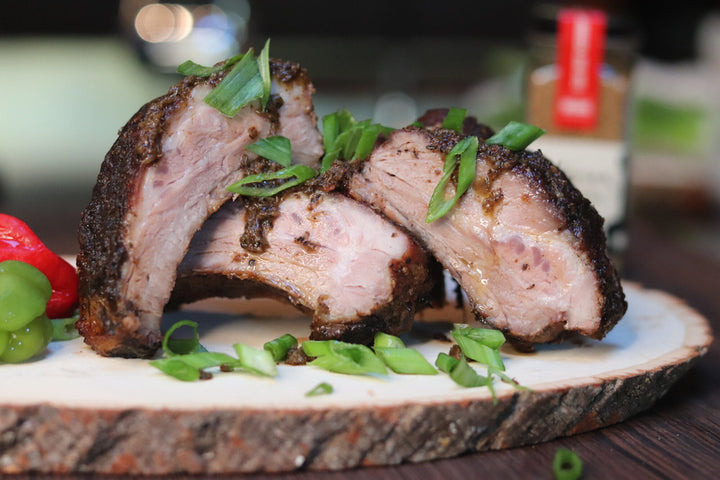 jamaican jerk smoked ribs