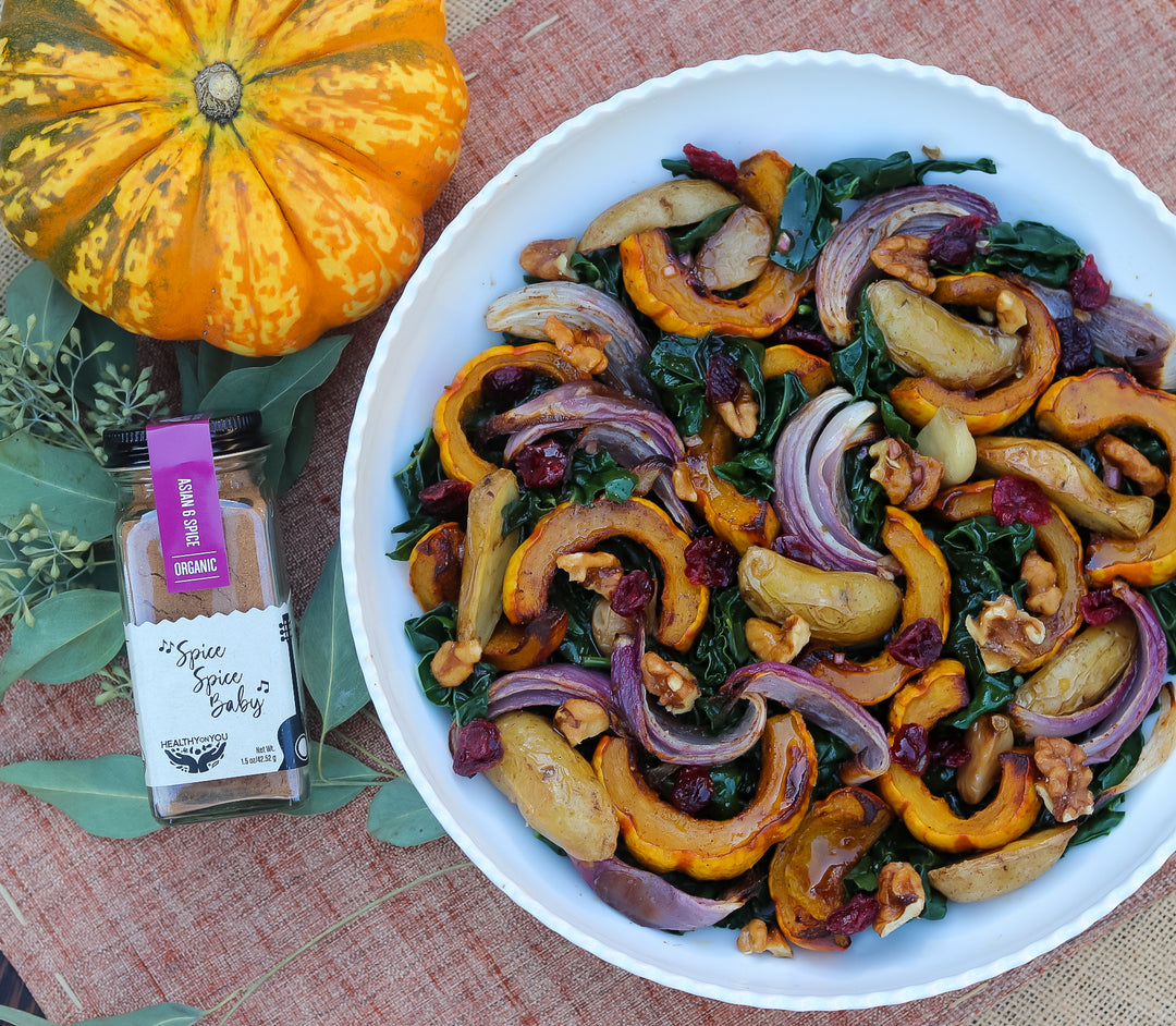 Roasted Delicata Squash Salad