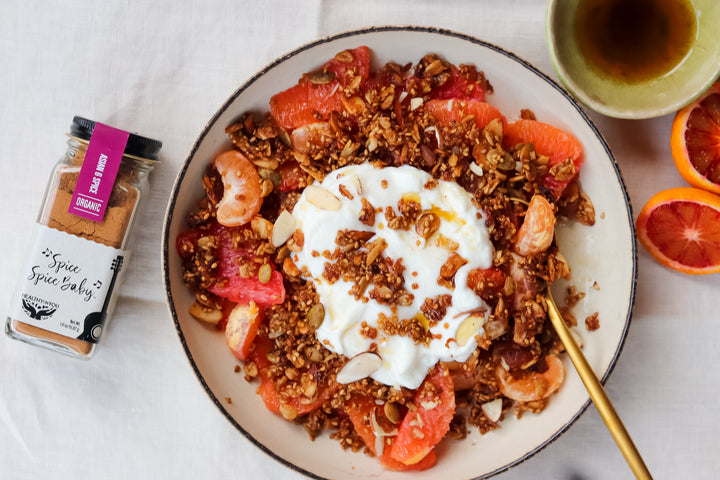 Spiced Citrus Breakfast Salad with Chili Oil