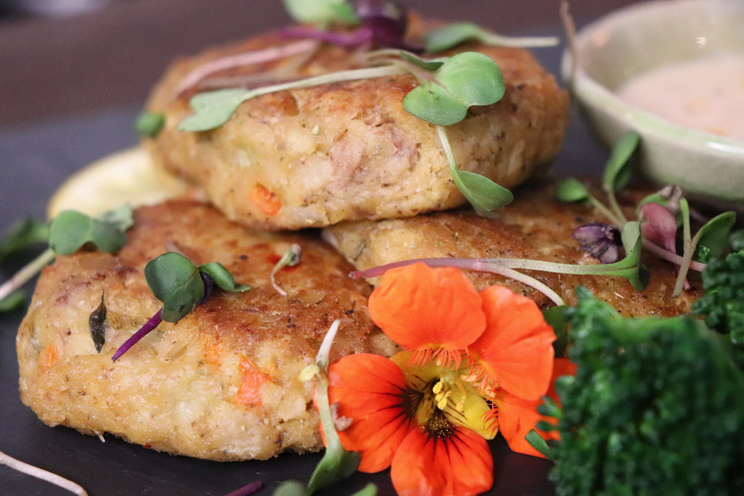 Vegan Crab Cakes with Creole Aioli