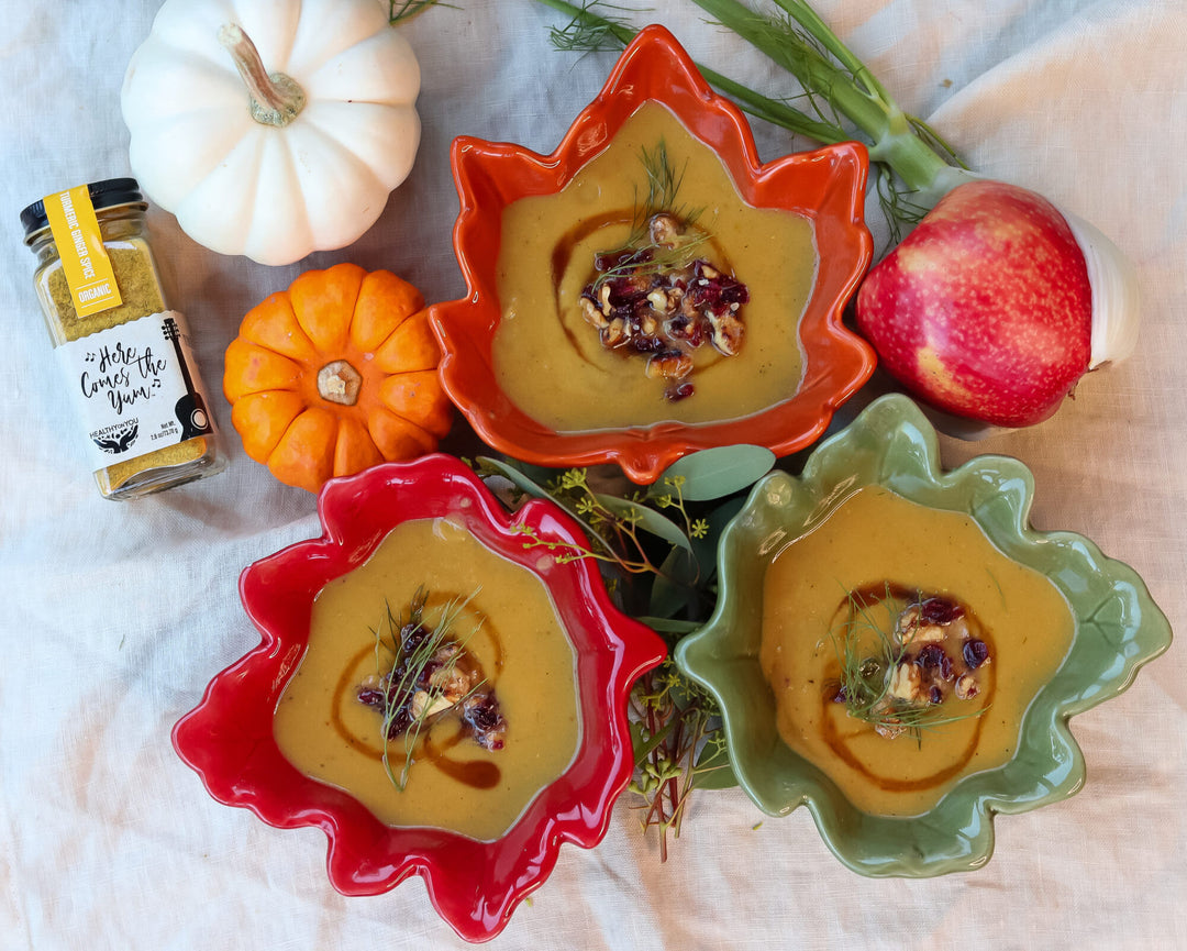 Apple Fennel & Turmeric Soup