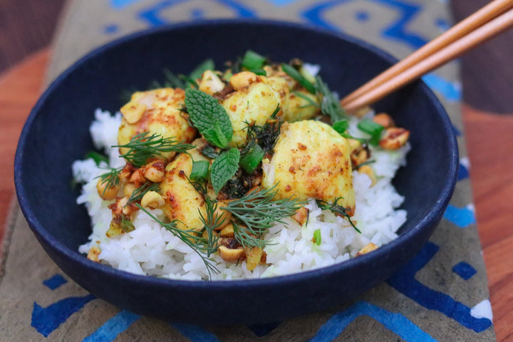 vietnamese turmeric fish with dill