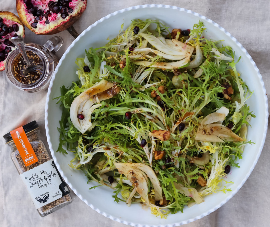 Winter Frise, Fennel And Celery Salad