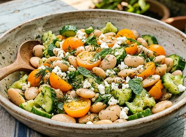 Butter bean & Tomato Salad