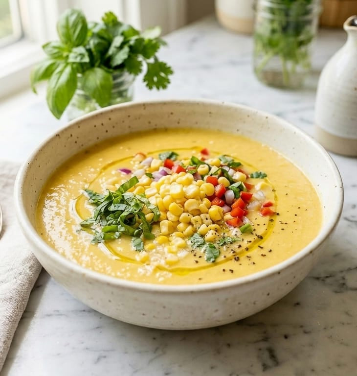 Sweet Corn Gazpacho