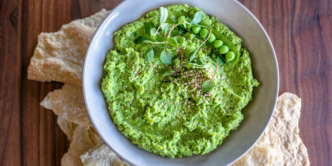 Spring Pea Hummus with Mint