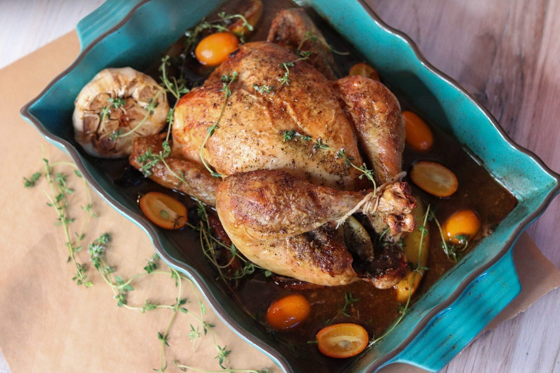 Herb Roasted Chicken with Citrus